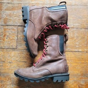 Sorel Phoenix Zip brown leather USW 9, waterproof